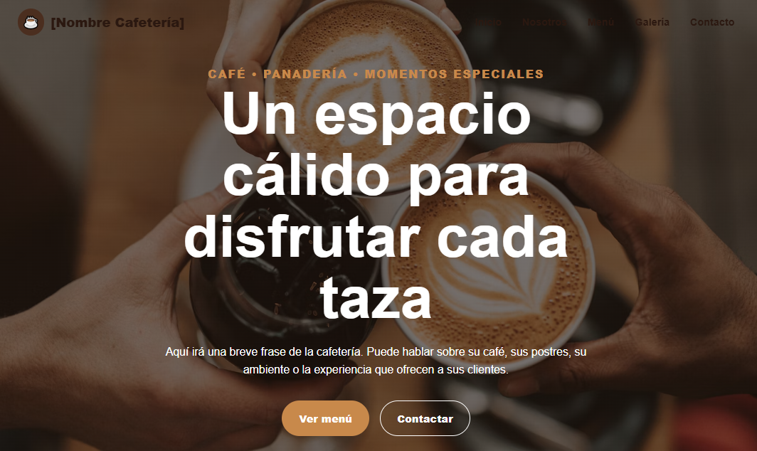 Proyecto web para cafetería