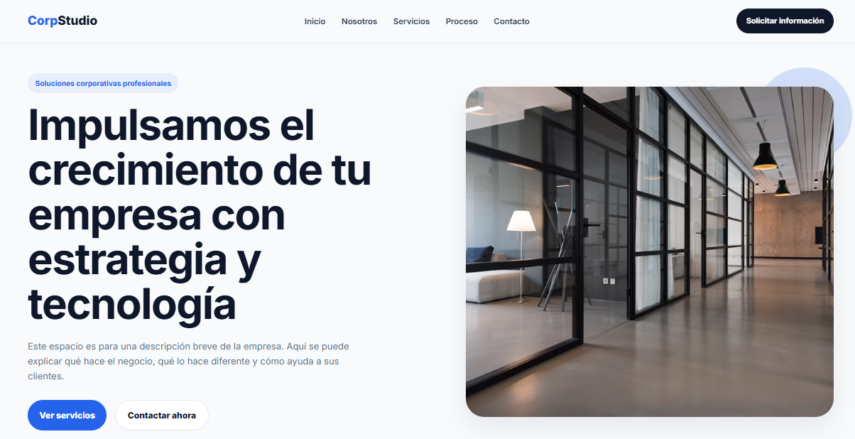 Proyecto web corporativo